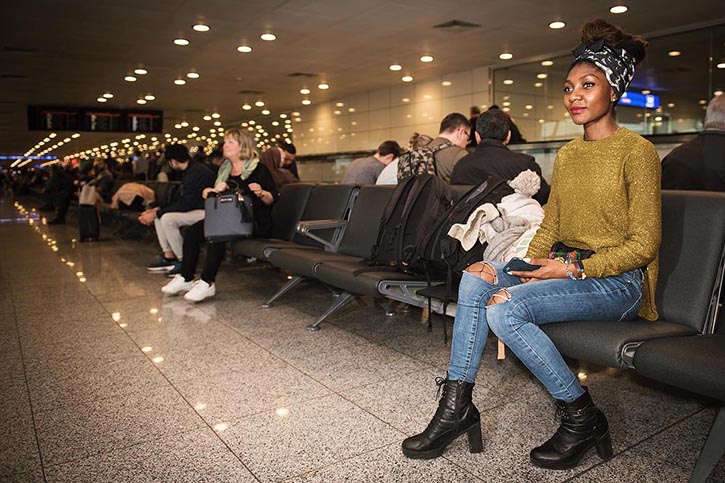 Siamene - HAITI - 100 faces 100 countries - 100 лиц из 100 стран в аэропорту Стамбула. Полная версия